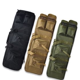 Tactical Airsoft Paintball Gun Protection Bag Fishing Bag Airsoft Square Bags Shoulder Pouch Double Pack (Option: Khaki-85cm)