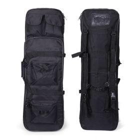 Tactical Airsoft Paintball Gun Protection Bag Fishing Bag Airsoft Square Bags Shoulder Pouch Double Pack (Option: Black-85cm)