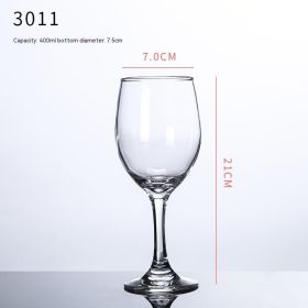 Transparent Red Wine Glass Goblet Wine (Option: 3011style)