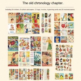 Voice Of The Century Retro Sample Data Journal Decorative Stickers (Option: Old Time Series Chapter)