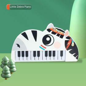 Cartoon Musical Instrument 0-3 Years Old Puzzle Multifunctional Animal Piano (Option: Zebra Style)