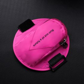 Mobile Phone Armband Running Bag Wrist Bag Waterproof (Option: Rose red)