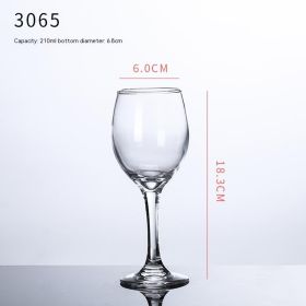 Transparent Red Wine Glass Goblet Wine (Option: 3065style)