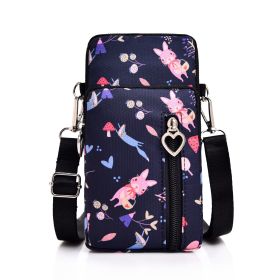 Girls Wallet Wallet Pocket Ladies Messenger Money Bag Card Case Ladies Ladies Wallet Small Bag Mini Shoulder Mobile Phone Bag (Option: Mushroom-Small)