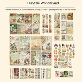 Voice Of The Century Retro Sample Data Journal Decorative Stickers (Option: Fairy Tale Wonderland)