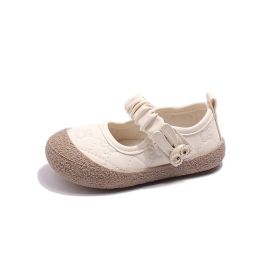 Soft Bottom Non-slip Baby Girl Toddler Shoes (Option: Beige-22)